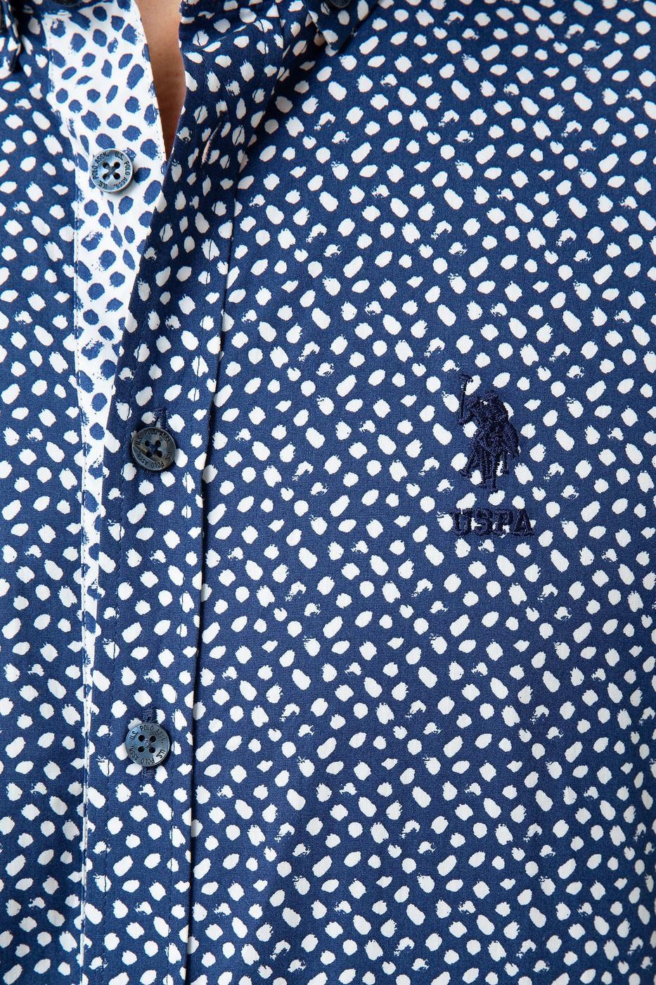 US Polo Assn Erkek Gömlek G081SZ004-738510 Lacivert