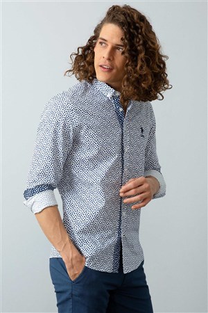 US Polo Assn Erkek Gömlek G081SZ004-738510 Beyaz