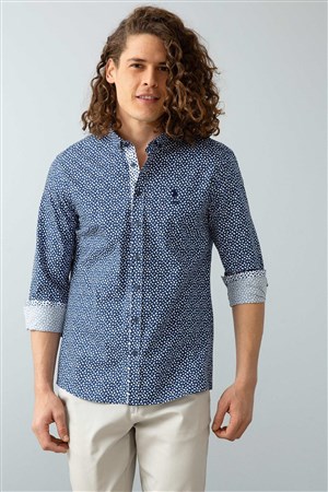 US Polo Assn Erkek Gömlek G081SZ004-738510 Lacivert