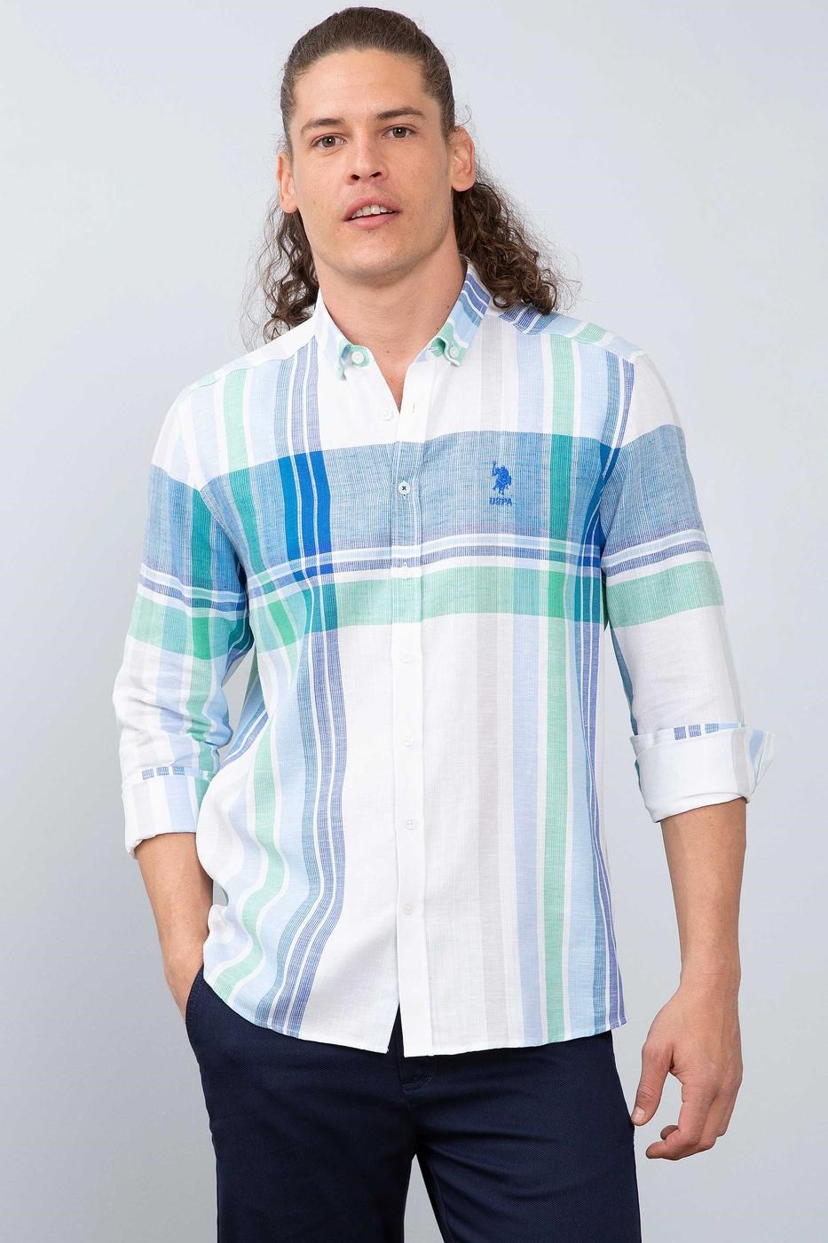 US Polo Assn Erkek Gömlek G081SZ004-745101 Mavi