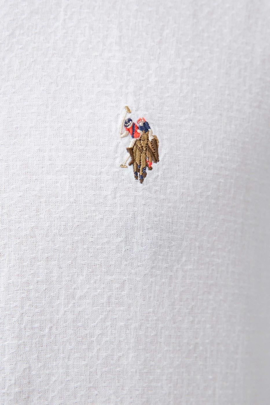 US Polo Assn Erkek Gömlek G081SZ004-755222 Beyaz