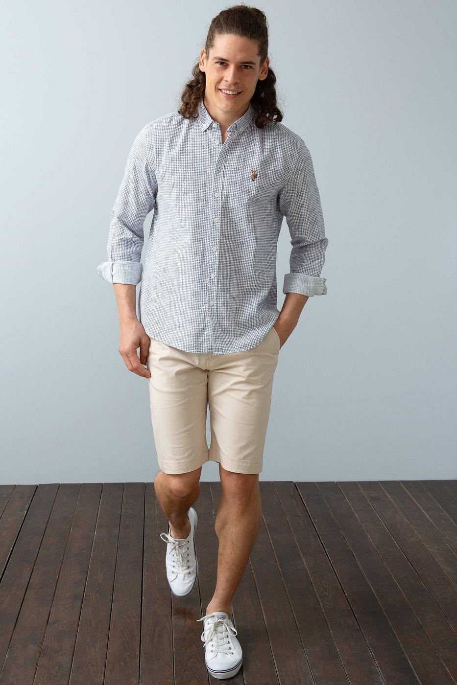 US Polo Assn Erkek Gömlek G081SZ004-786684 Lacivert