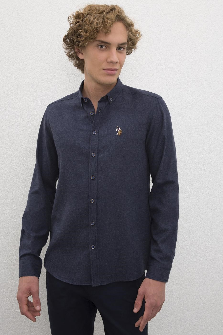 US Polo Assn Erkek Gömlek G081SZ004-812327 Lacivert