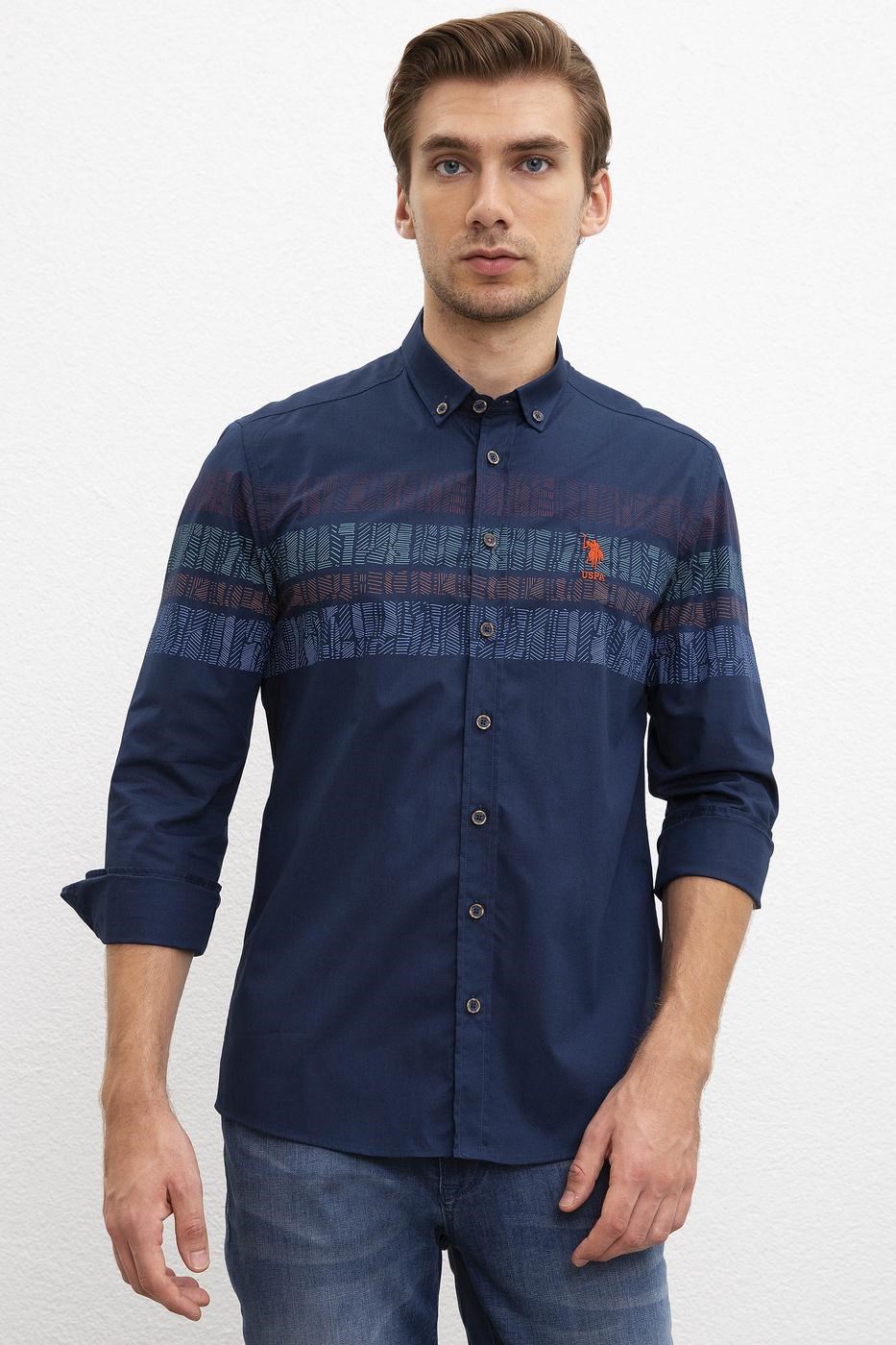 US Polo Assn Erkek Gömlek G081SZ004-838590 Lacivert