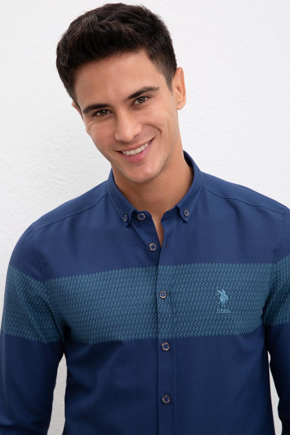 US Polo Assn Erkek Gömlek G081SZ004-838619 Lacivert