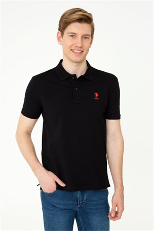 US Polo Assn Erkek T-Shirt G081SZ011-1350507 Sıyah
