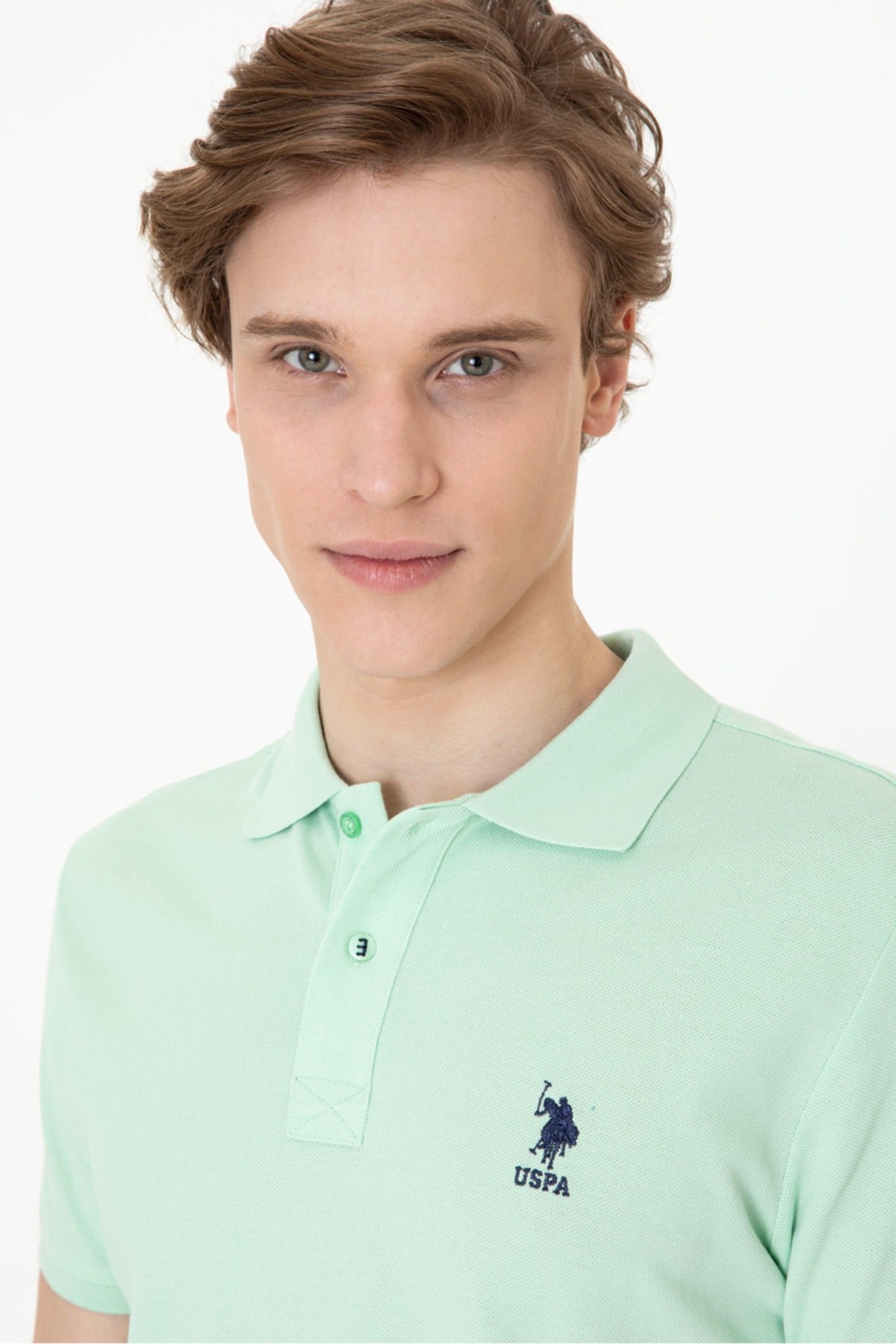 US Polo Assn Erkek T-Shirt G081SZ011-1350555 Yesıl