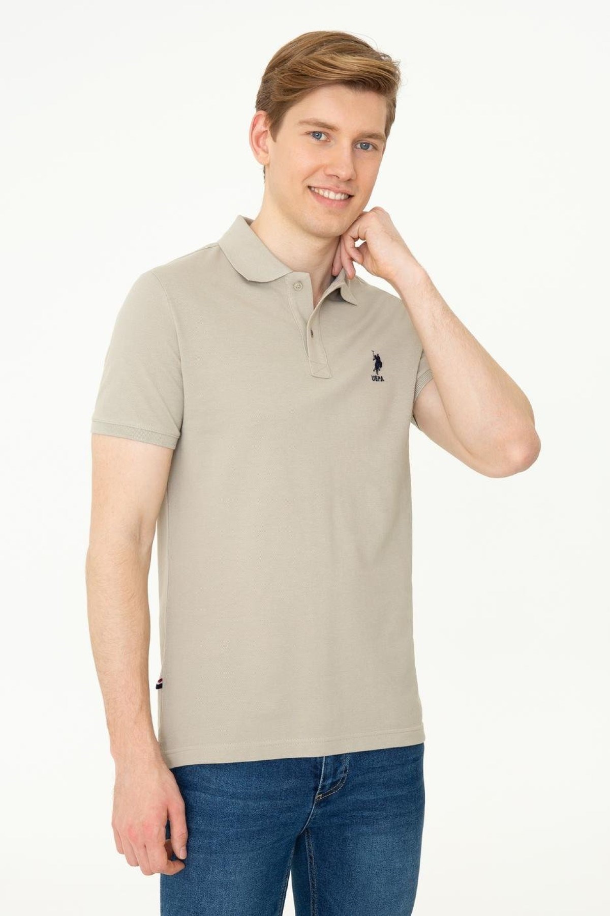 US Polo Assn Erkek T-Shirt G081SZ011-1350555 Yesıl