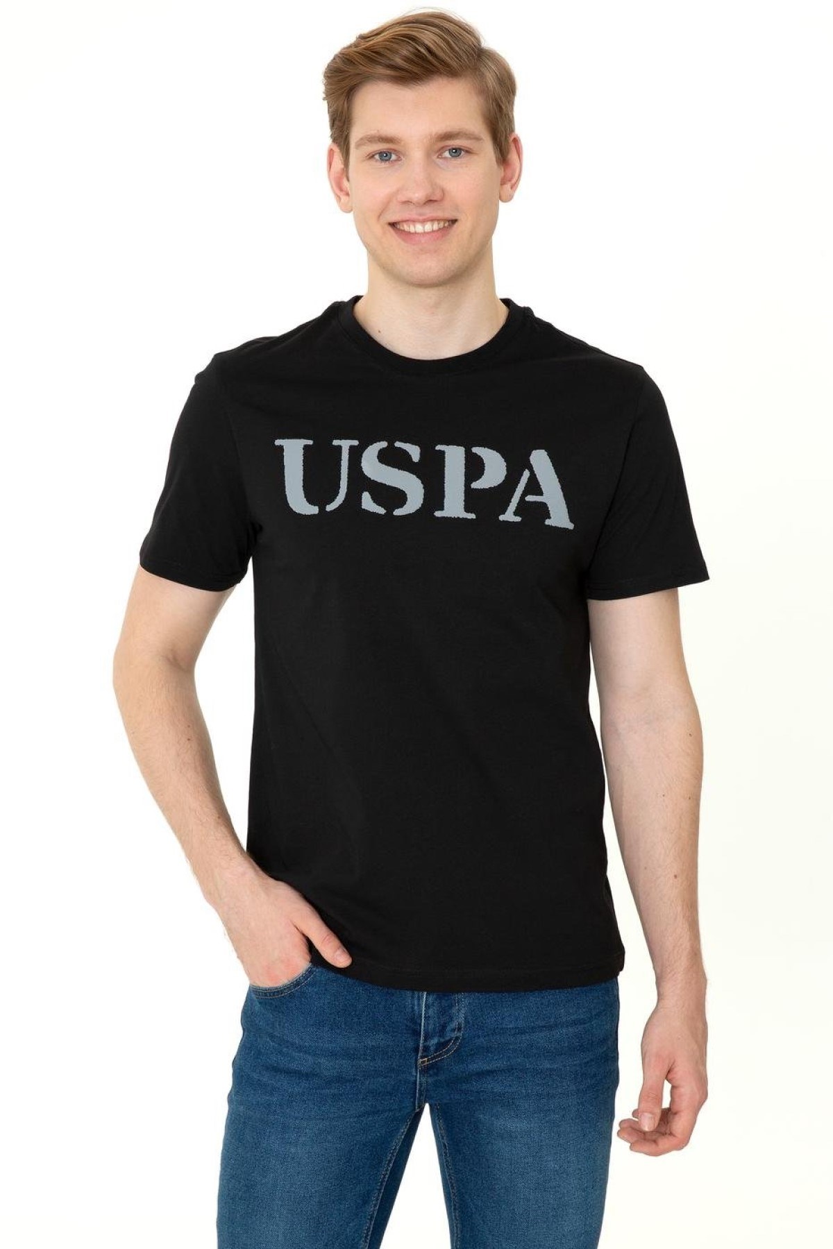 US Polo Assn Erkek T-Shirt G081SZ011-1350567 Sıyah