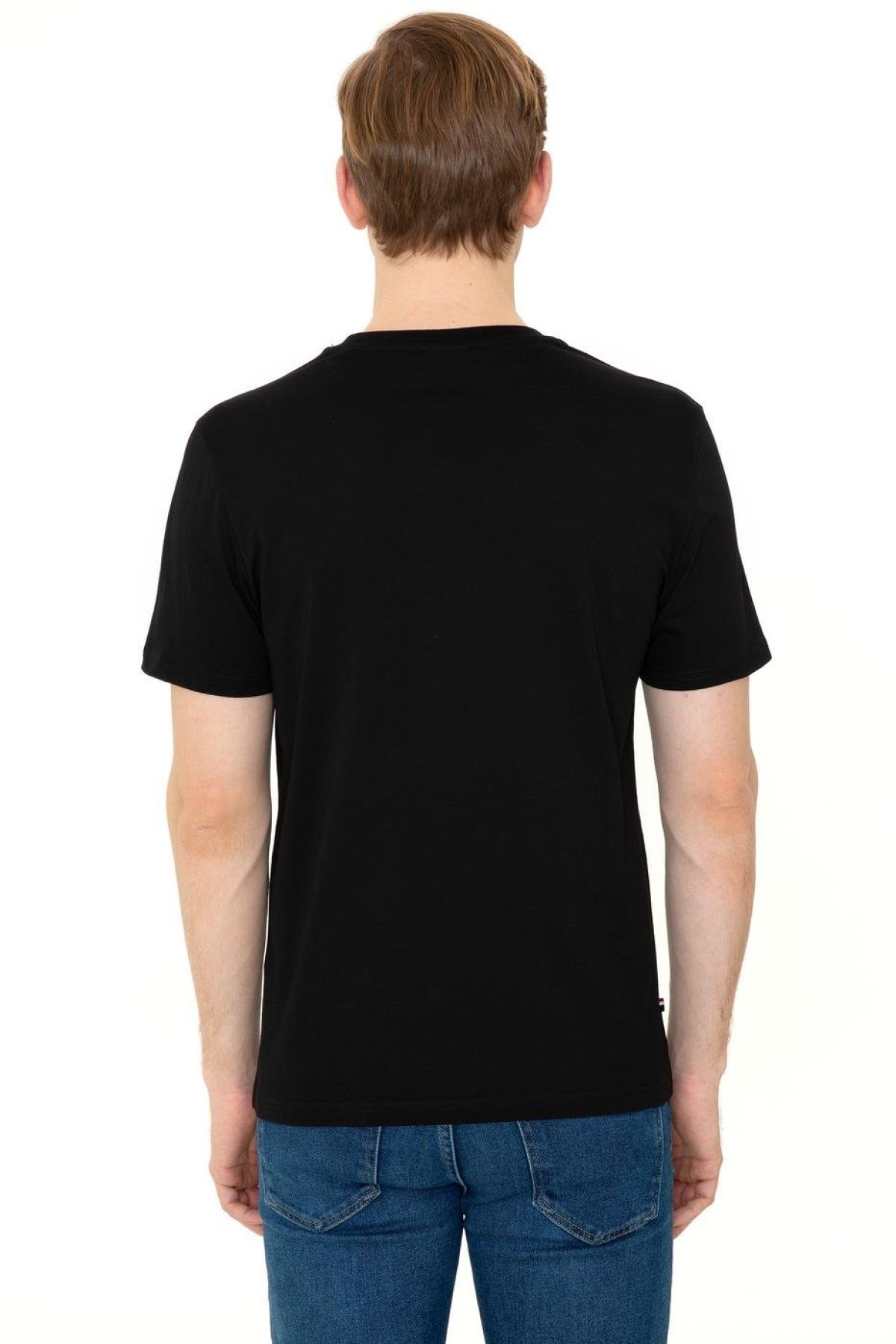 US Polo Assn Erkek T-Shirt G081SZ011-1350567 Sıyah