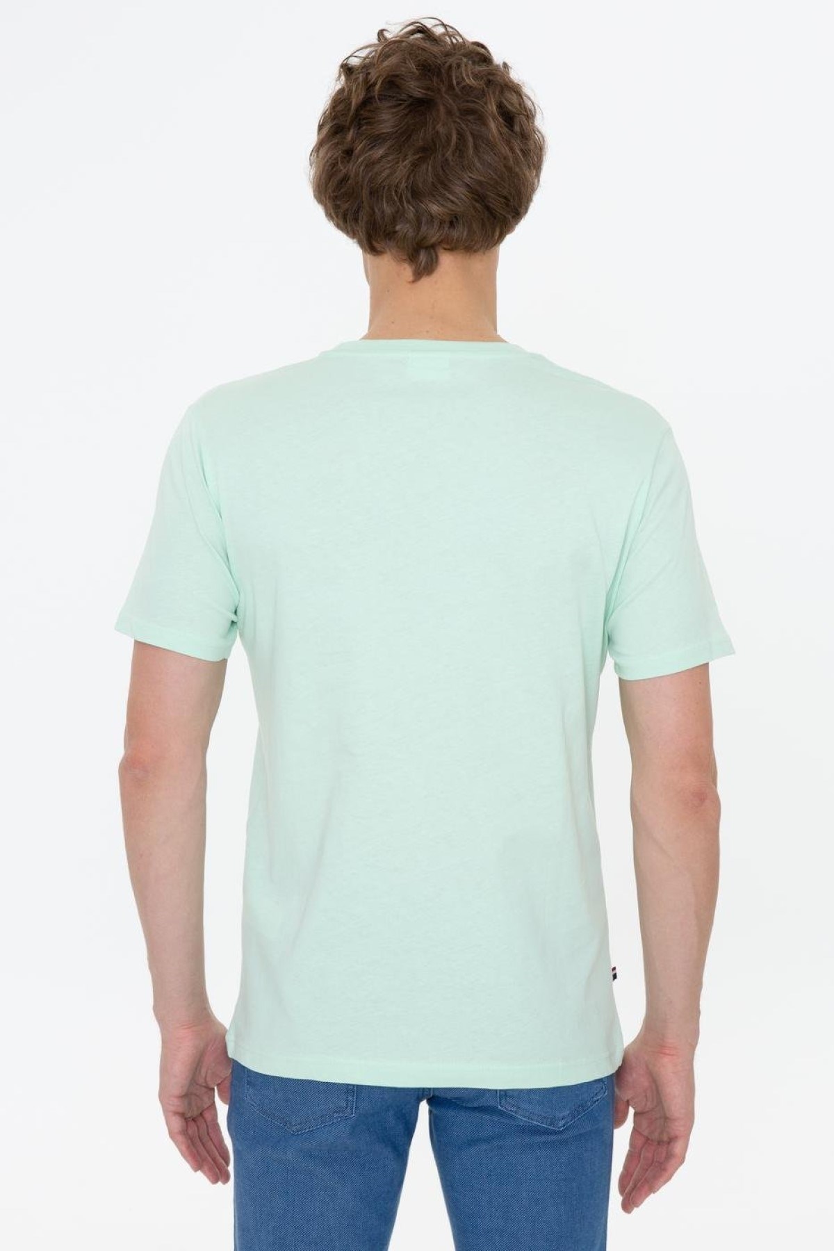 US Polo Assn Erkek T-Shirt G081SZ011-1350567 Yesıl