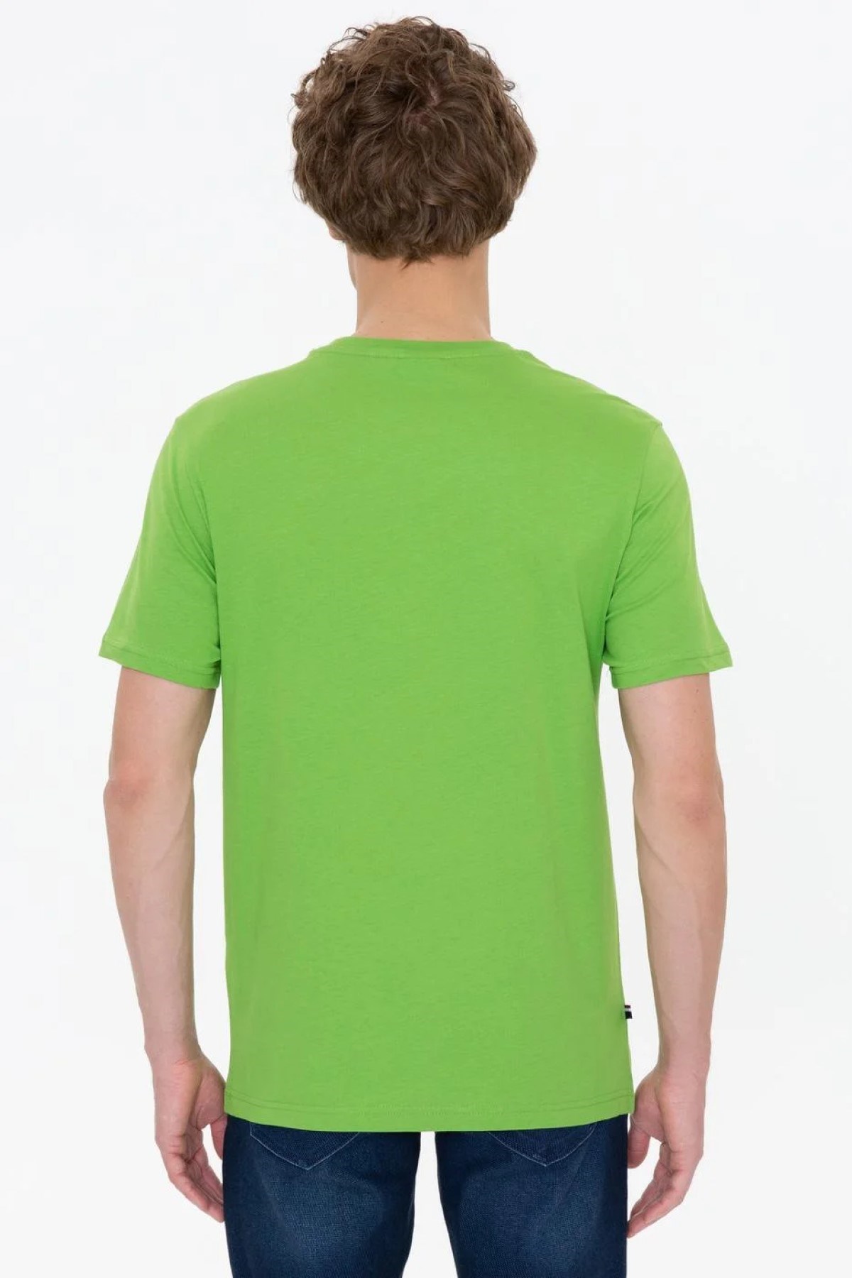 US Polo Assn Erkek T-Shirt G081SZ011-1350567 Yesıl