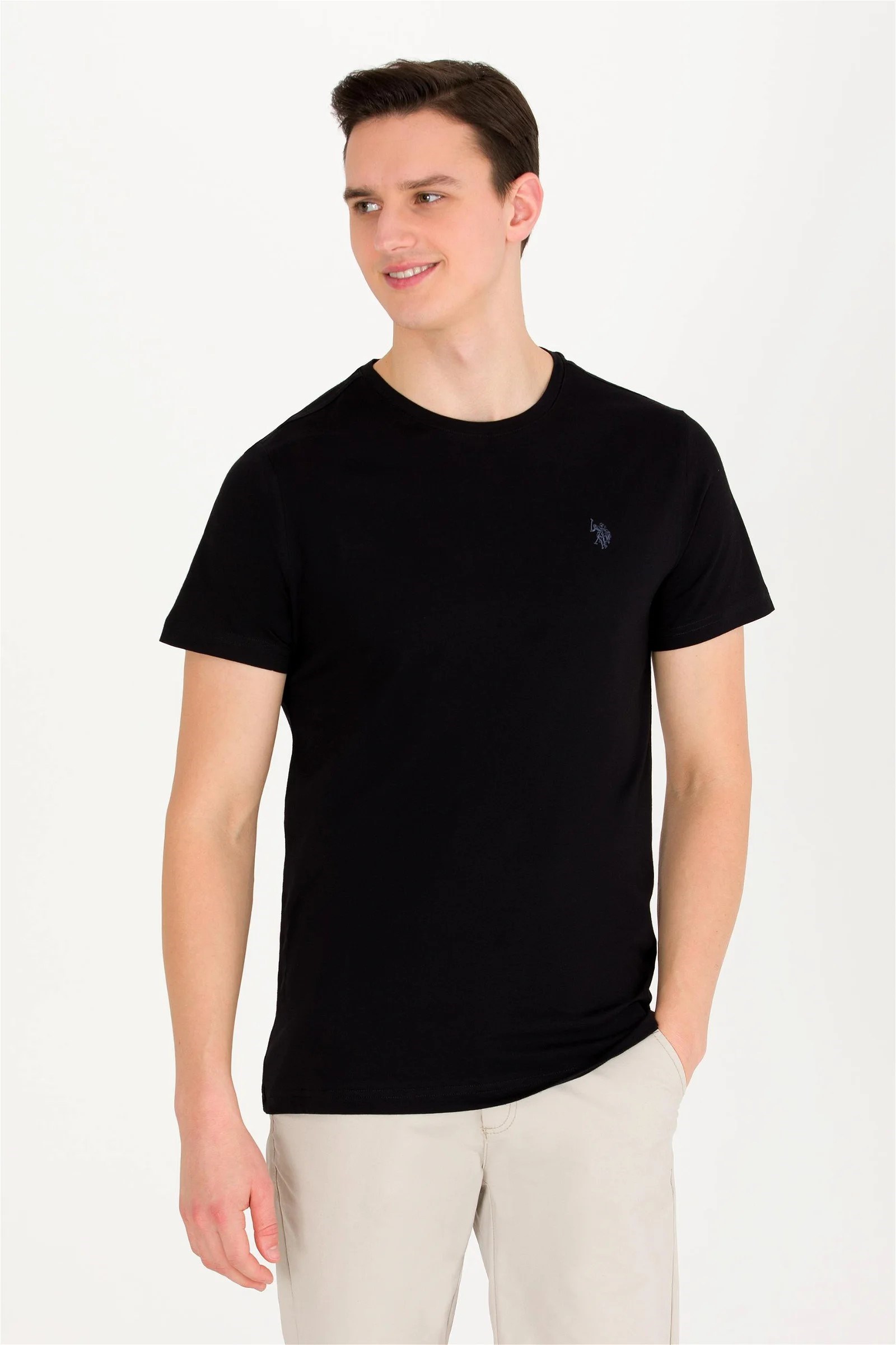 US Polo Assn Erkek T-Shirt G081SZ011-1571032 Sıyah