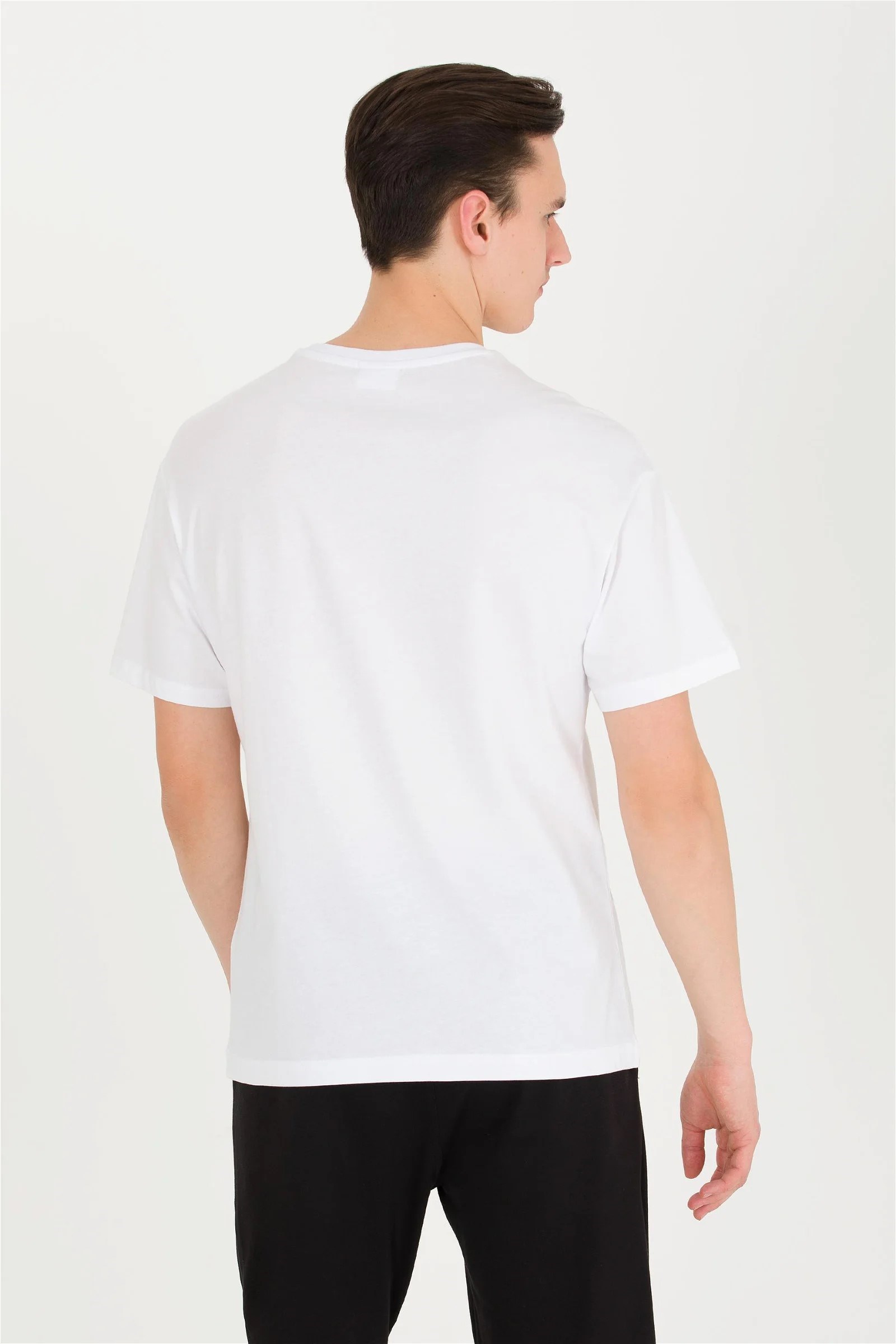 US Polo Assn Erkek T-Shirt G081SZ011-1618387 Beyaz