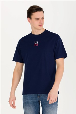 US Polo Assn Erkek T-Shirt G081SZ011-1618387 Lacivert