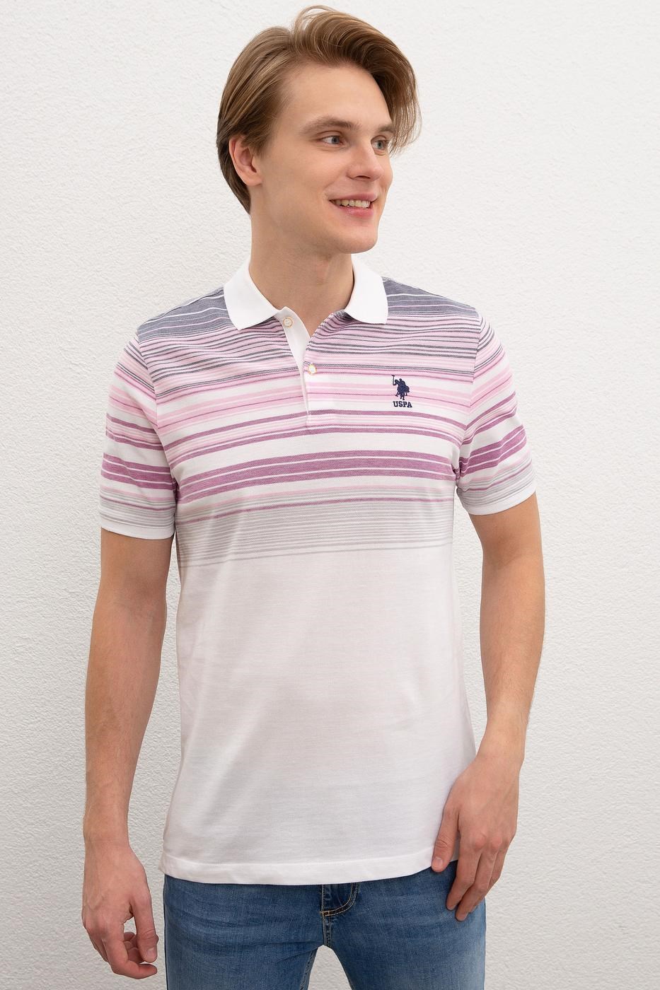US Polo Assn Erkek T-Shirt G081SZ011-740956 Menekşe