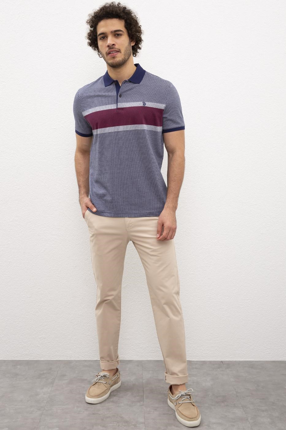 US Polo Assn Erkek T-Shirt G081SZ011-744224 Lacivert
