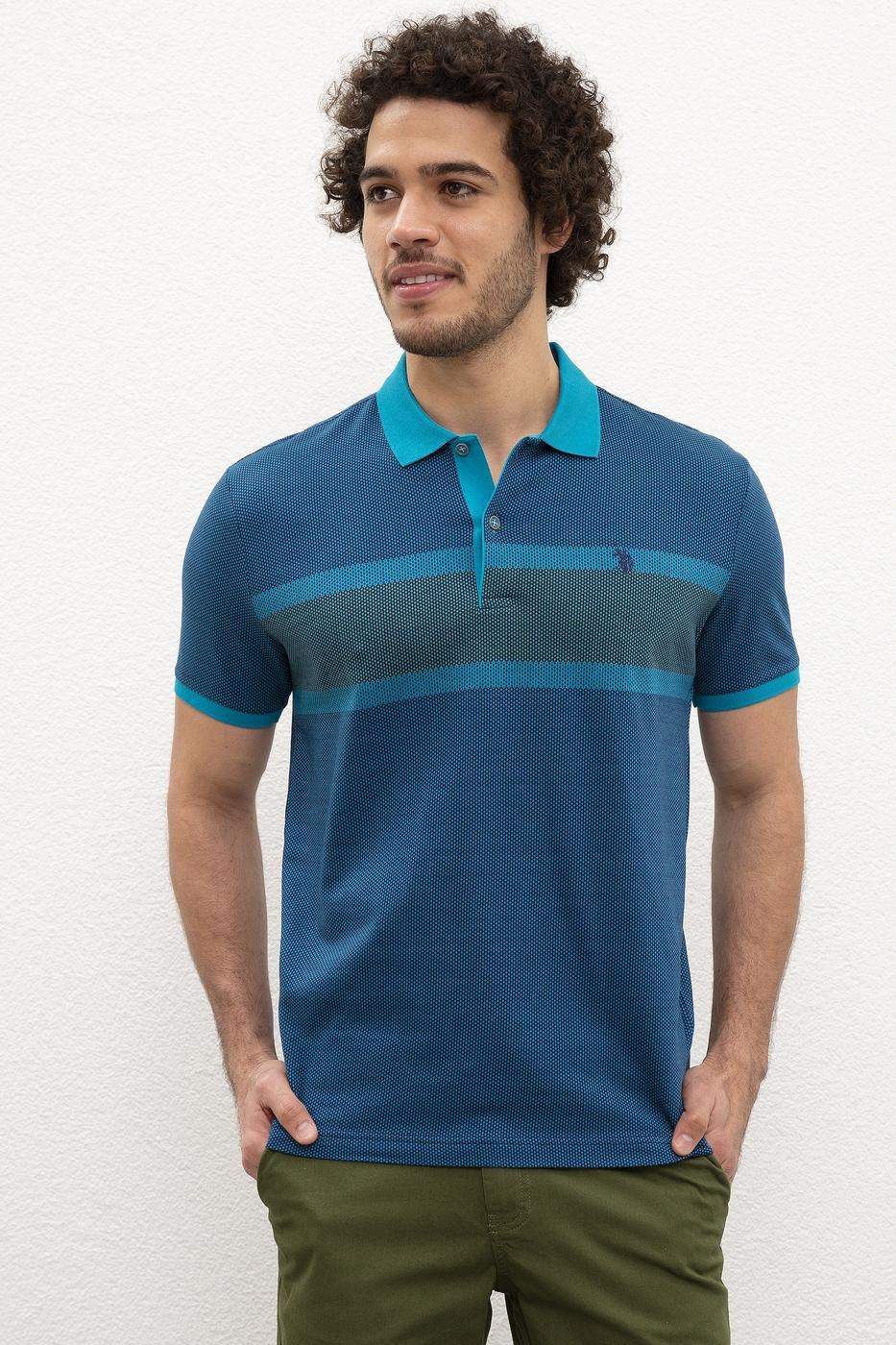 US Polo Assn Erkek T-Shirt G081SZ011-744224 Petrol