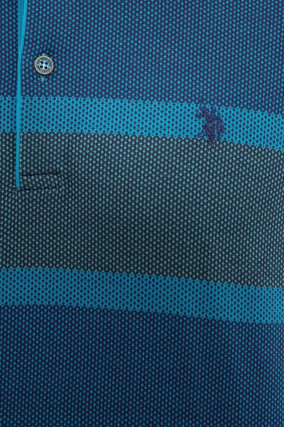 US Polo Assn Erkek T-Shirt G081SZ011-744224 Petrol