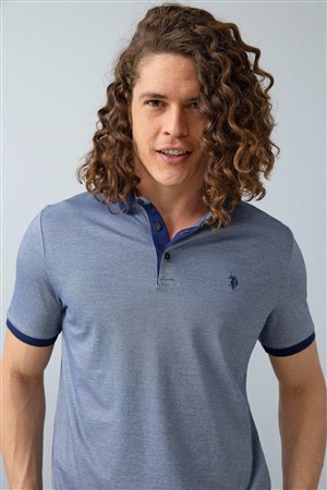 US Polo Assn Erkek T-Shirt G081SZ011-745007 Lacivert