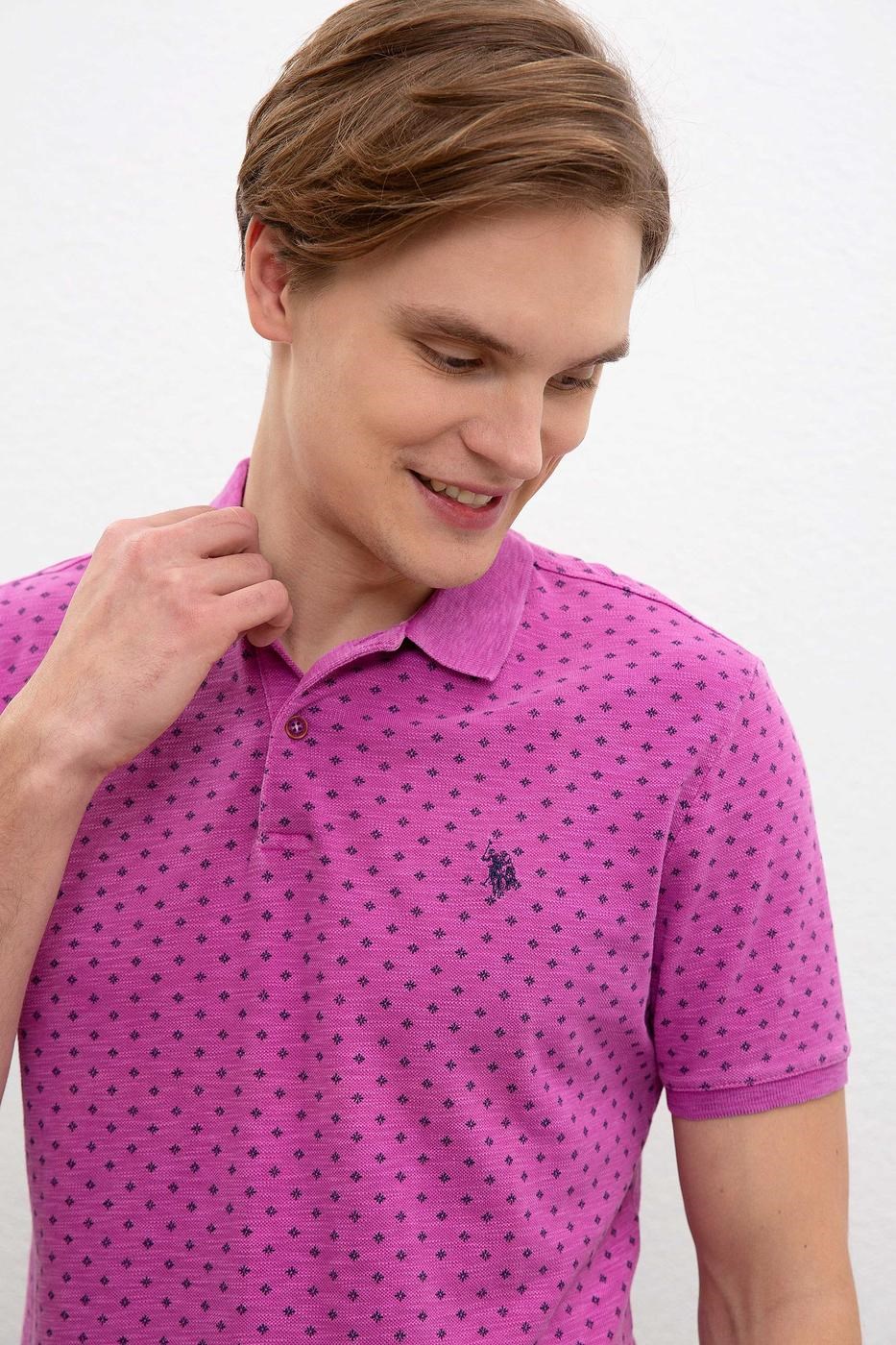 US Polo Assn Erkek T-Shirt G081SZ011-784536 Menekşe