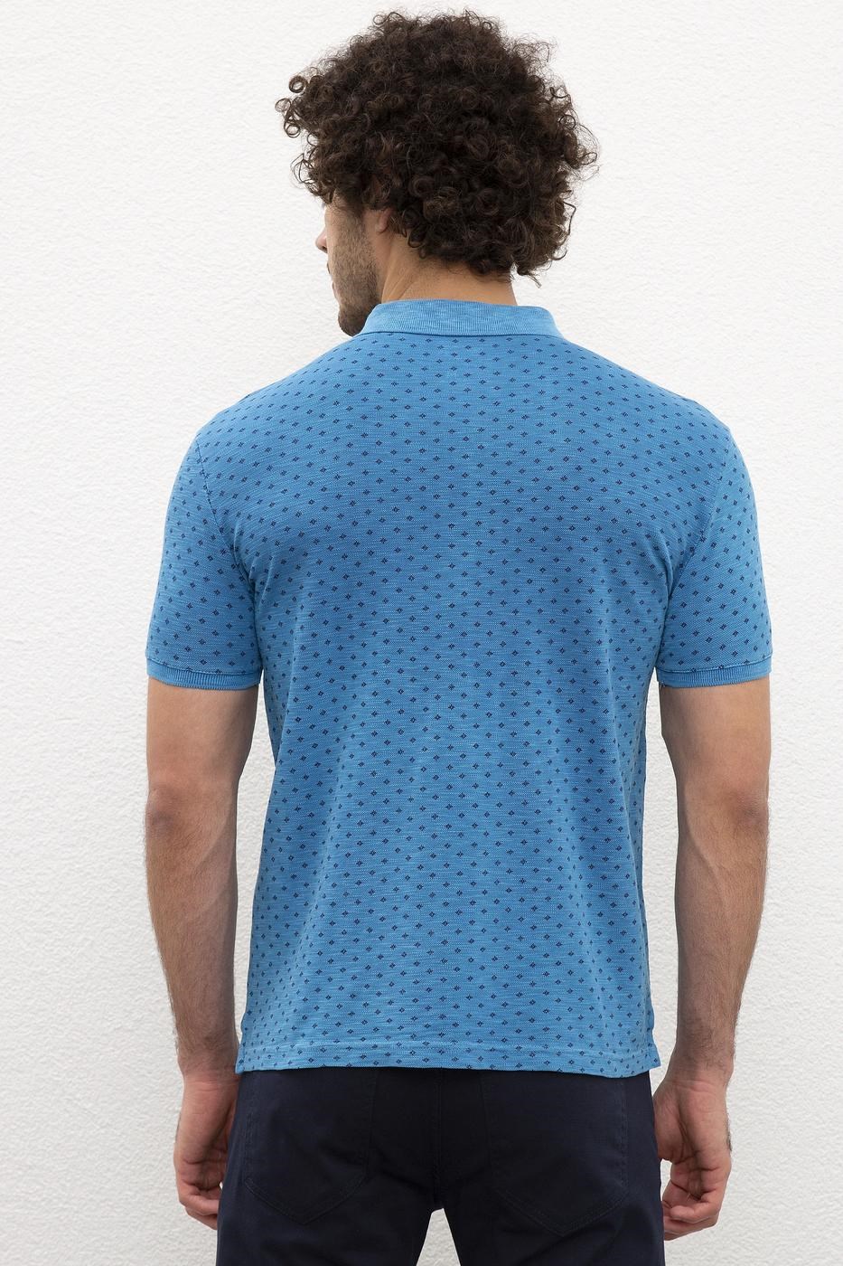 US Polo Assn Erkek T-Shirt G081SZ011-784536 Vr028İndigo