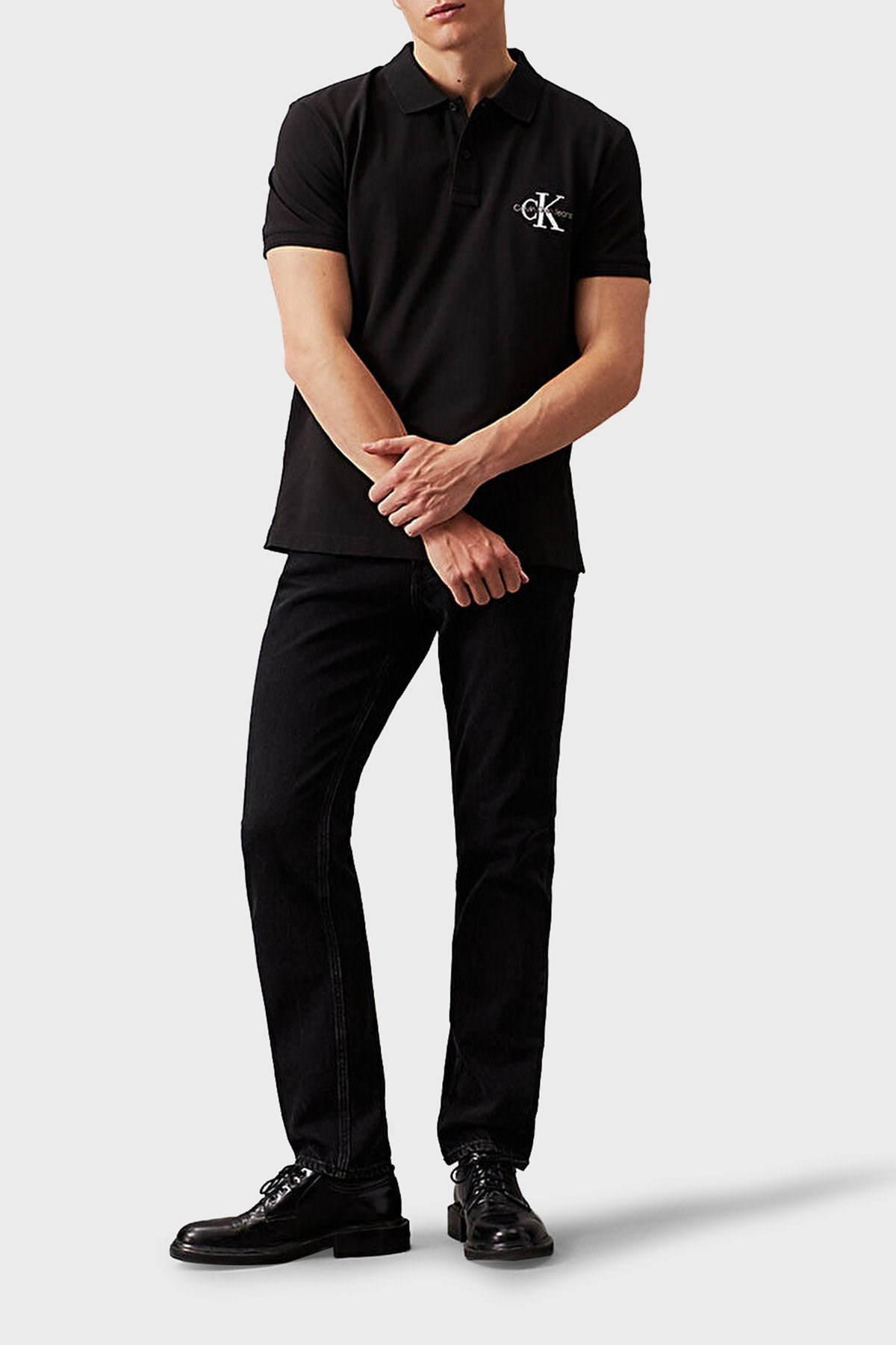 Calvin Klein Erkek T-Shirt J30J325664BEH Black