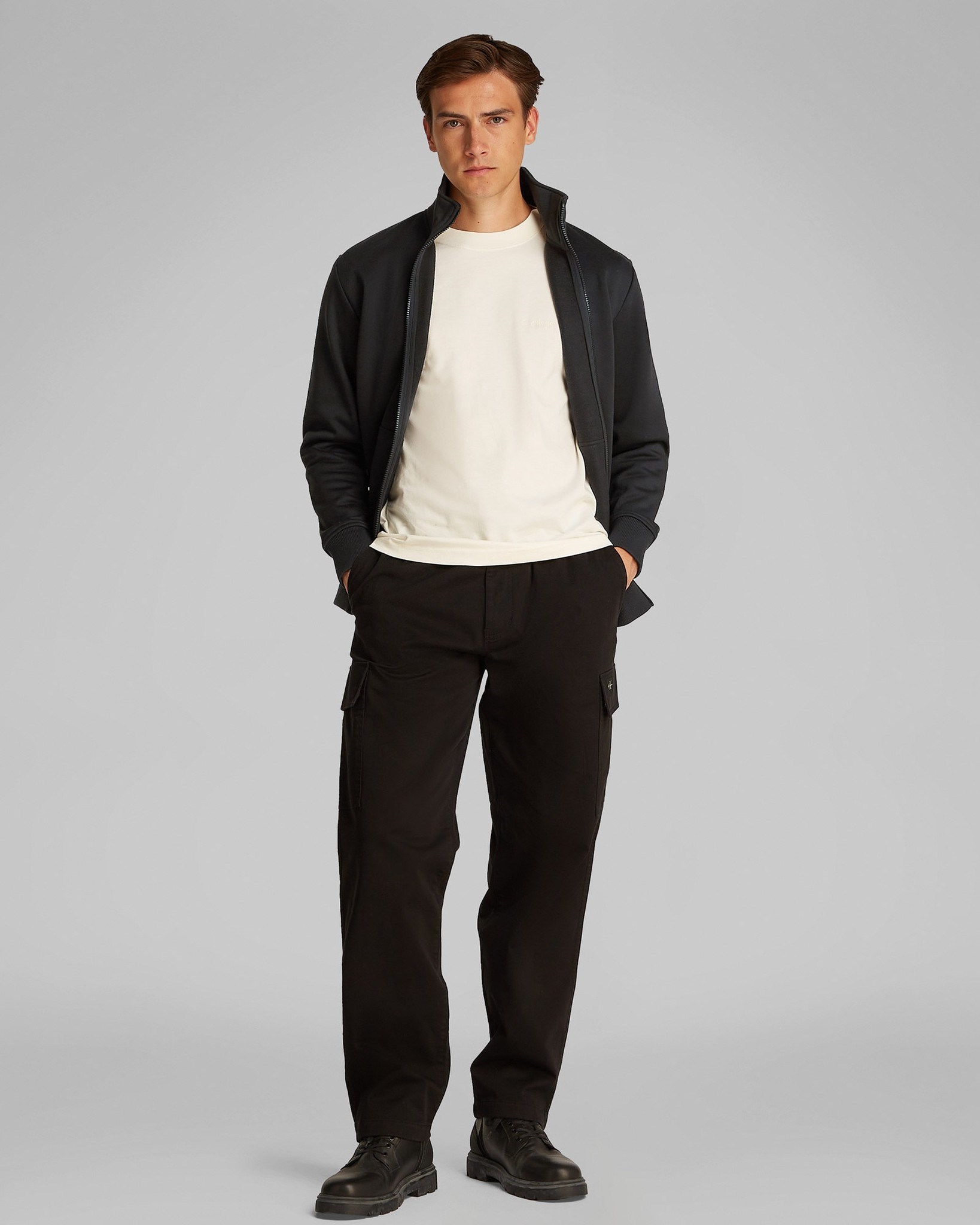 Calvin Klein Erkek S-Shirt J30J326778BEH Black