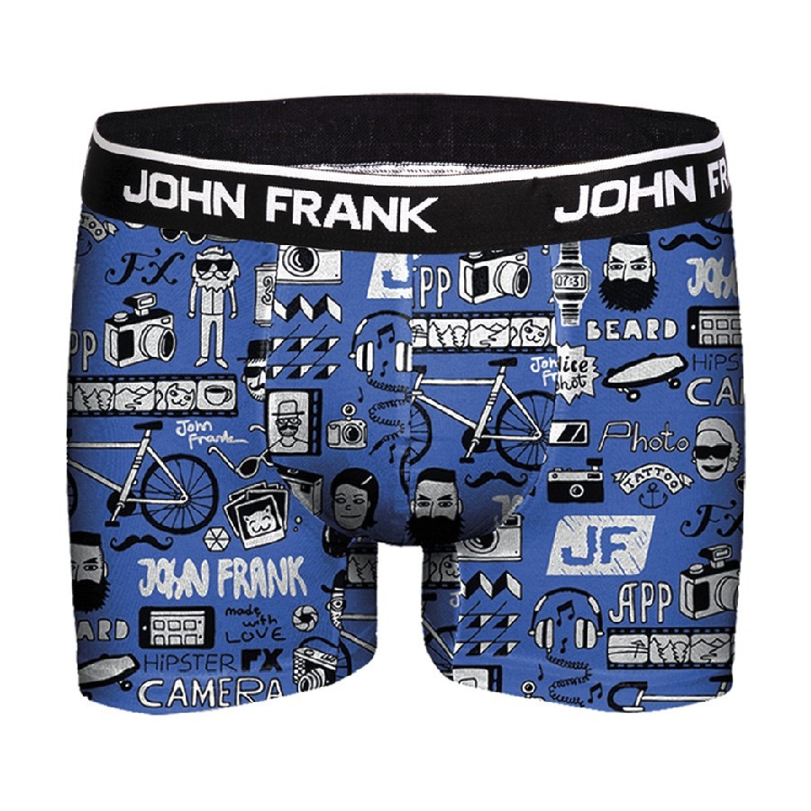 John Frank Erkek Boxer JFBD216-HIPSTER Multıcolor