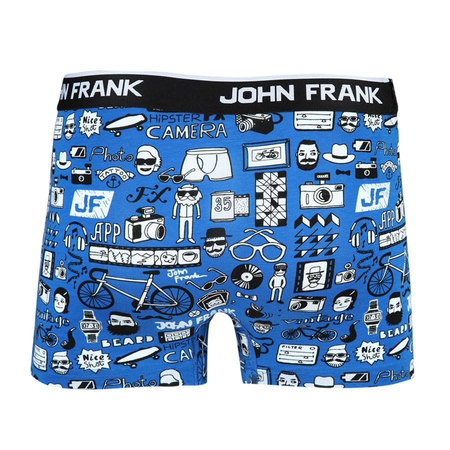 John Frank Erkek Boxer JFBD216-HIPSTER Multıcolor