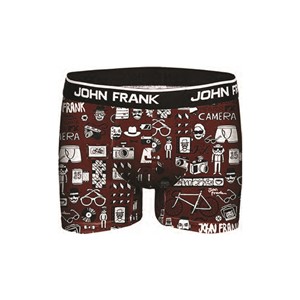 John Frank Erkek Boxer JFBD216-HIPSTER Bordo