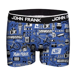 John Frank Erkek Boxer JFBD216-HIPSTER Multıcolor