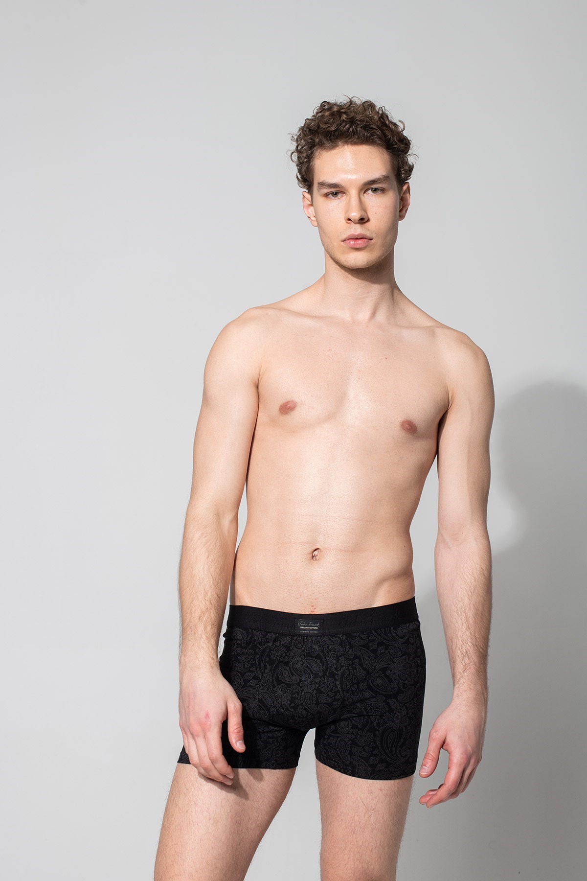 John Frank Erkek Boxer JFBUC110 Siyah