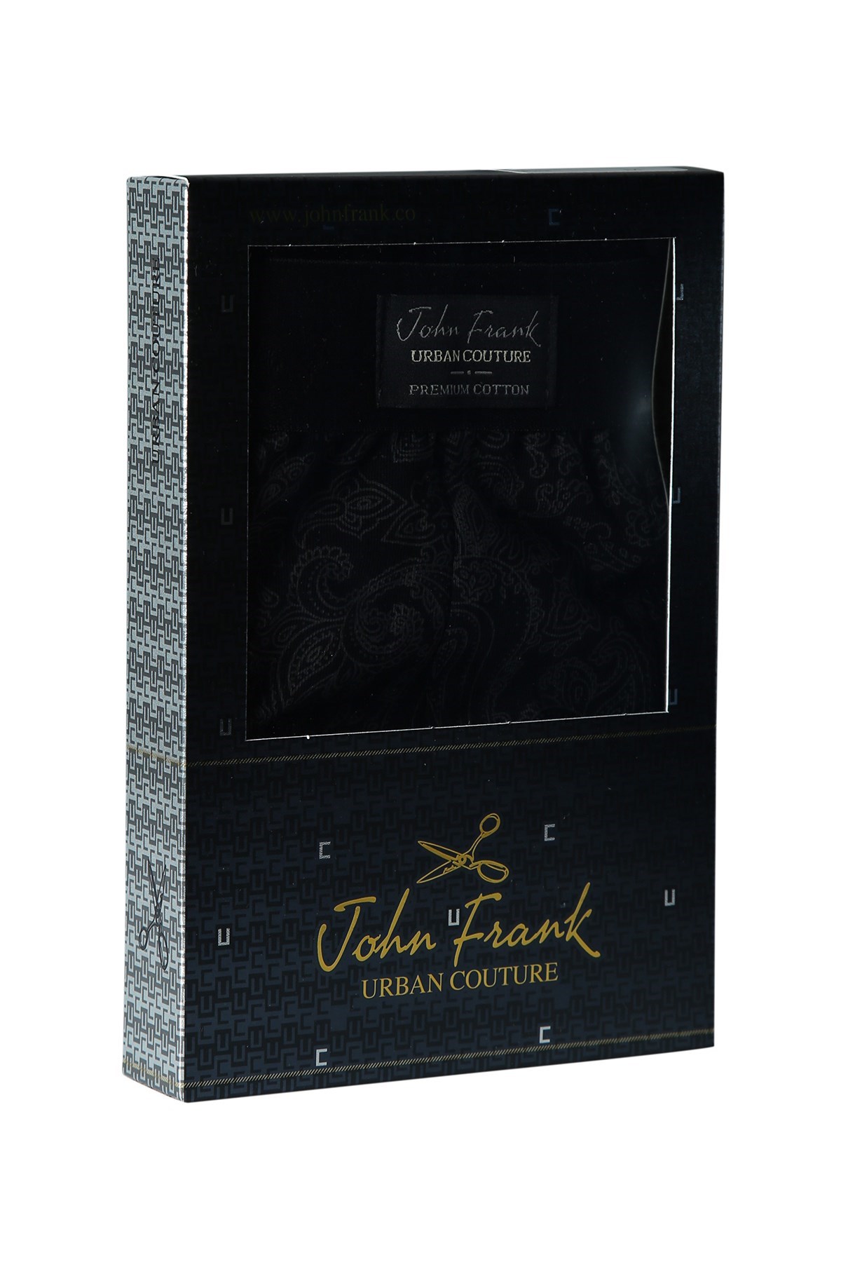 John Frank Erkek Boxer JFBUC110 Siyah
