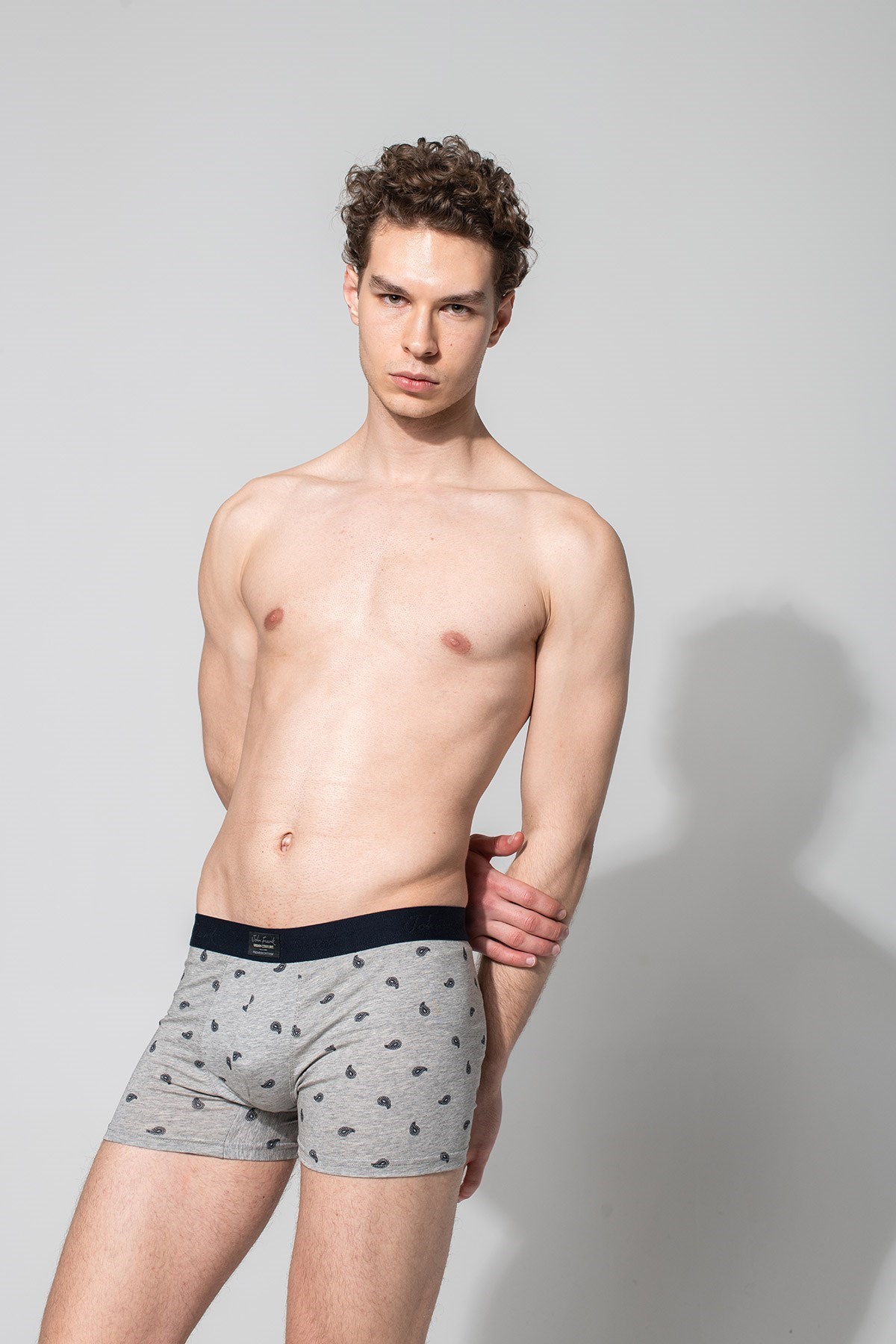 John Frank Erkek Boxer JFBUC111 Gri