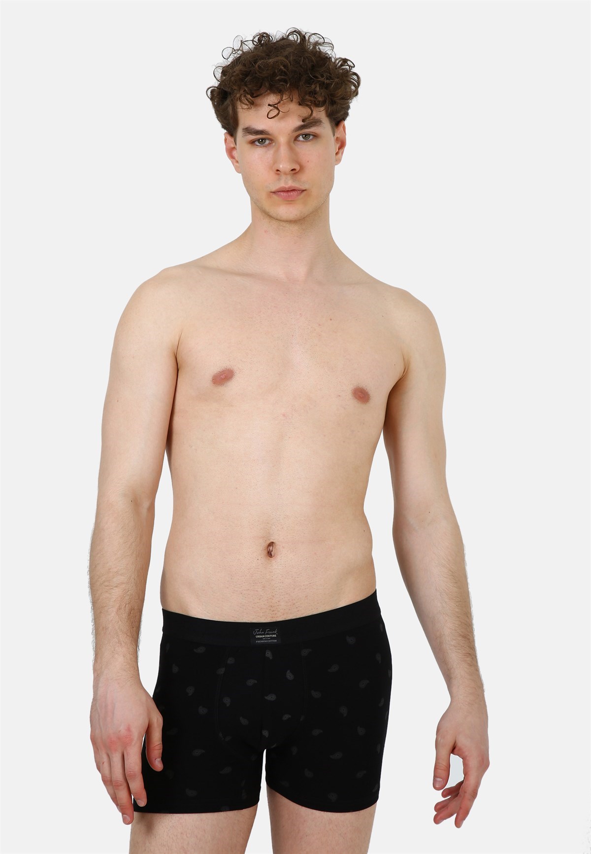 John Frank Erkek Boxer JFBUC111 Siyah