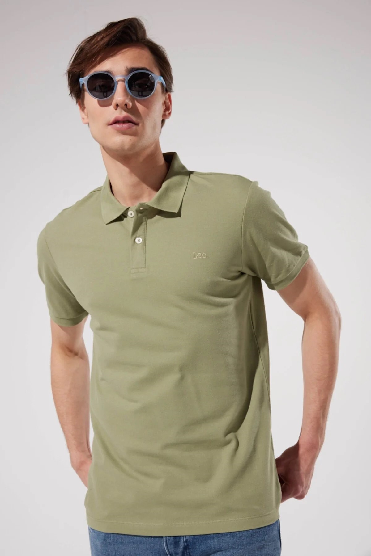 Lee Erkek T-Shirt L211810308 Olive