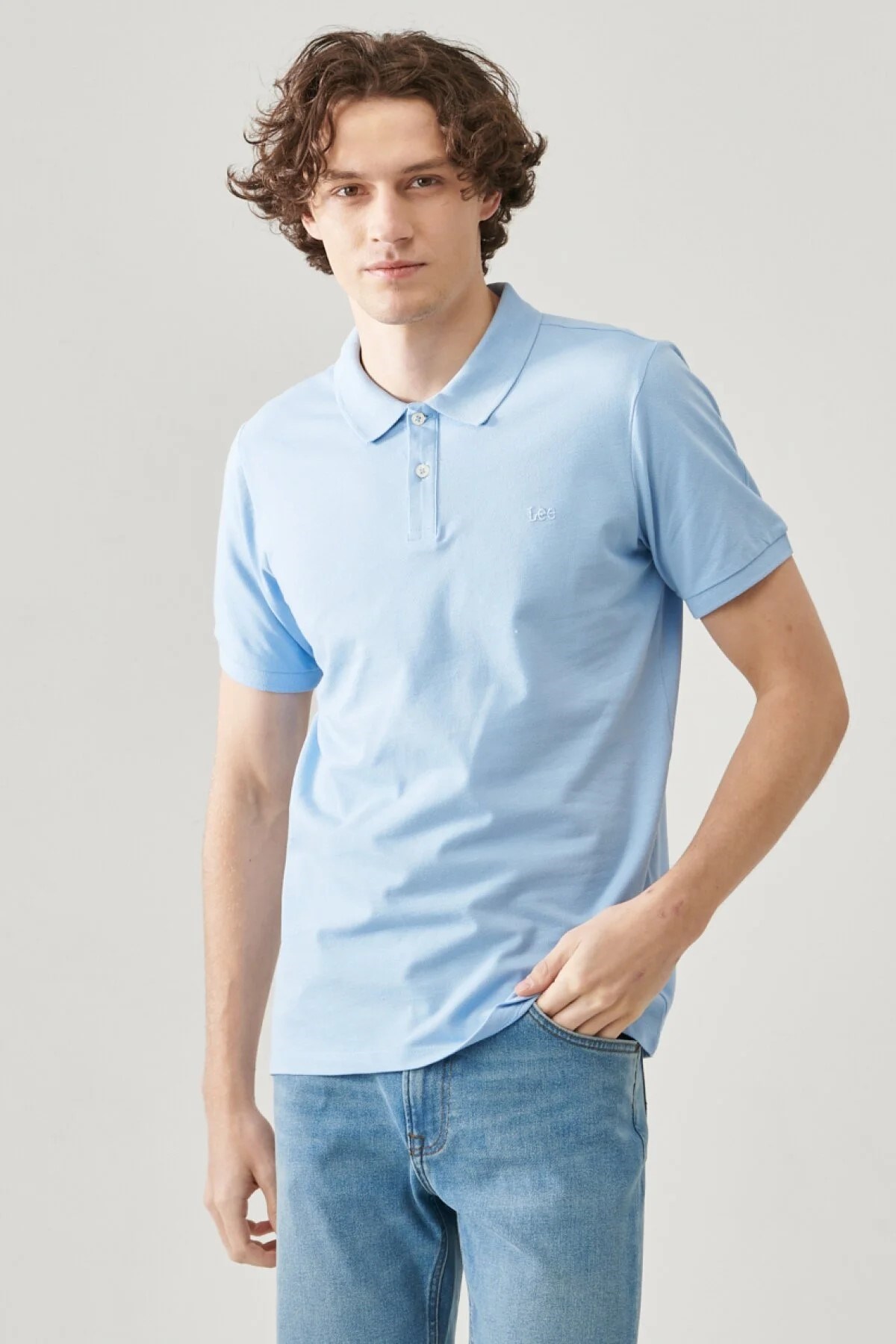 Lee Erkek T-Shirt L211810400 Blue