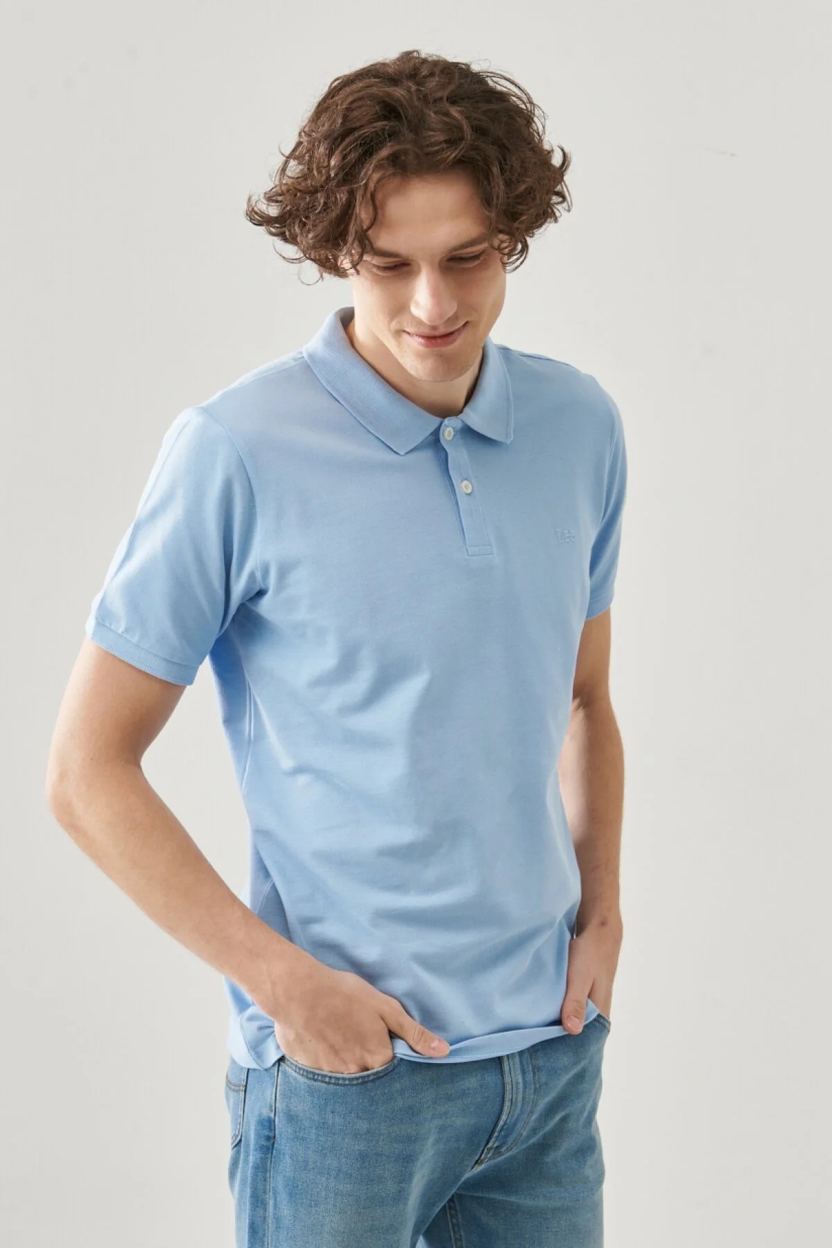 Lee Erkek T-Shirt L211810400 Blue