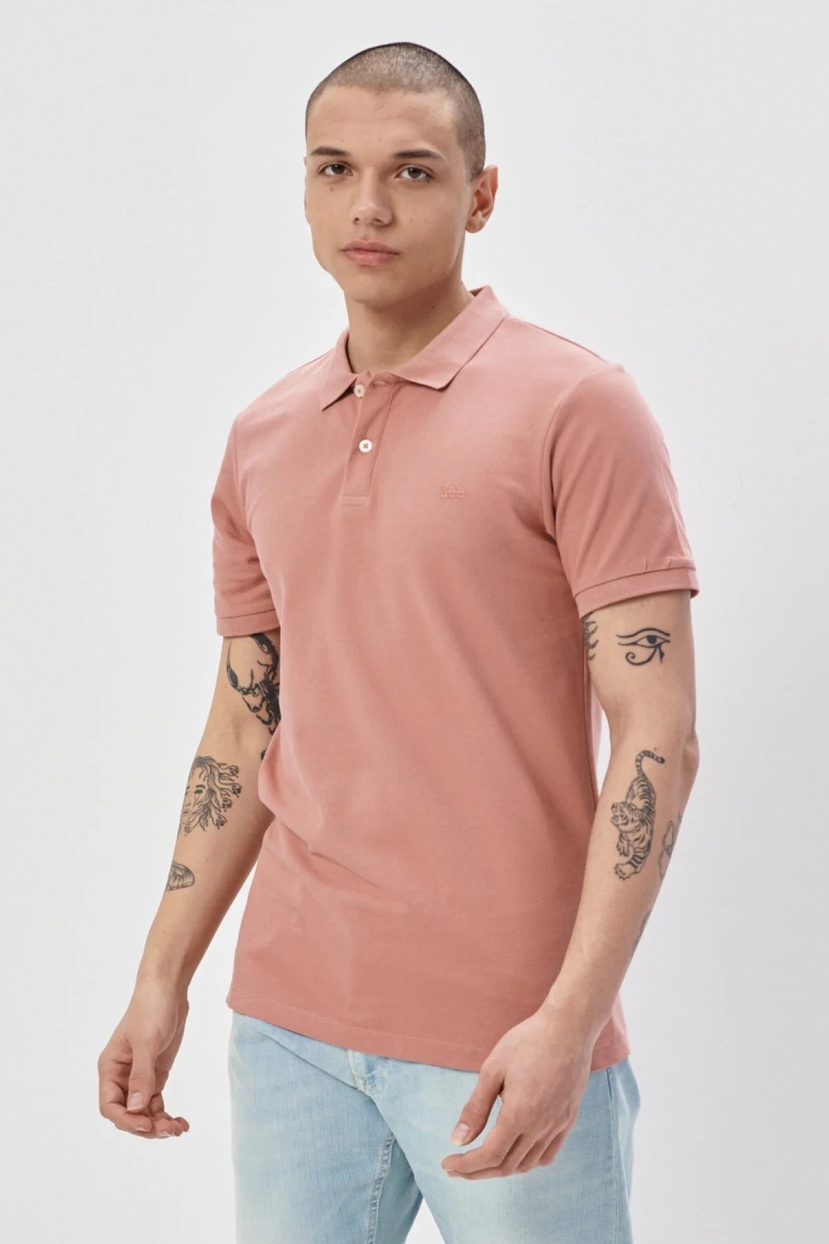 Lee Erkek T-Shirt L211810532 Dusty Rose