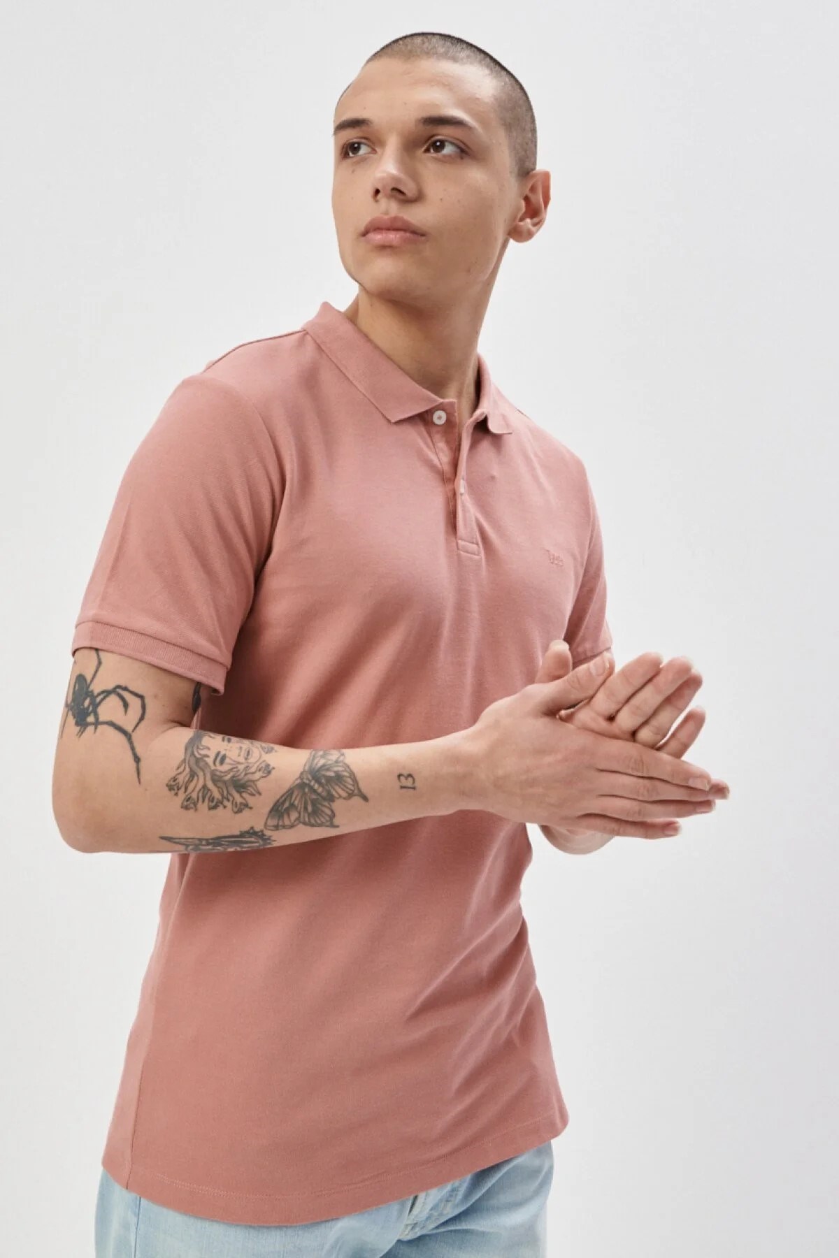 Lee Erkek T-Shirt L211810532 Dusty Rose
