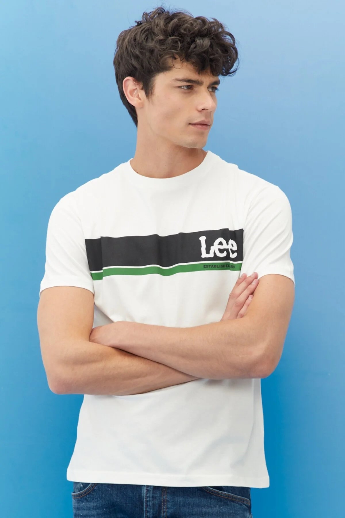 Lee Erkek T-Shirt L211918102 Off White