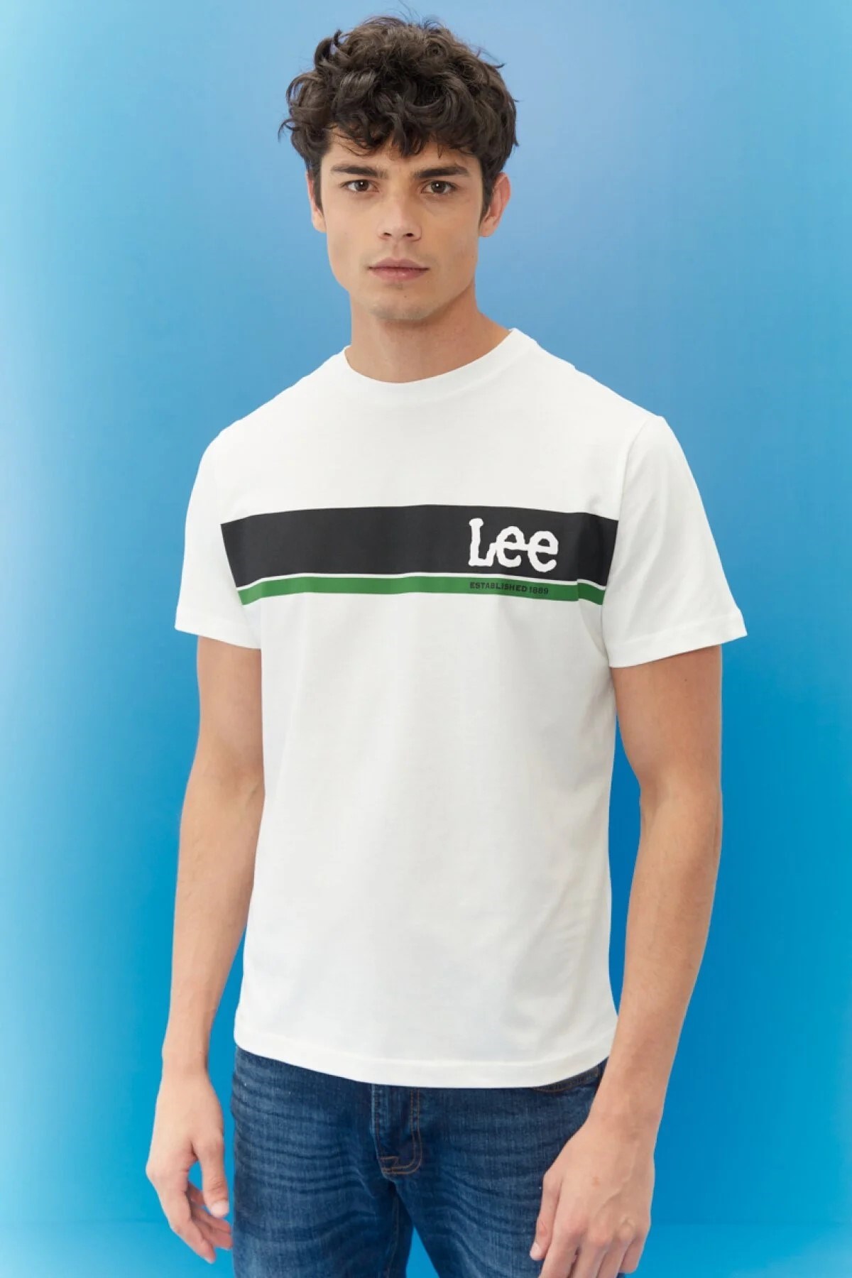 Lee Erkek T-Shirt L211918102 Off White
