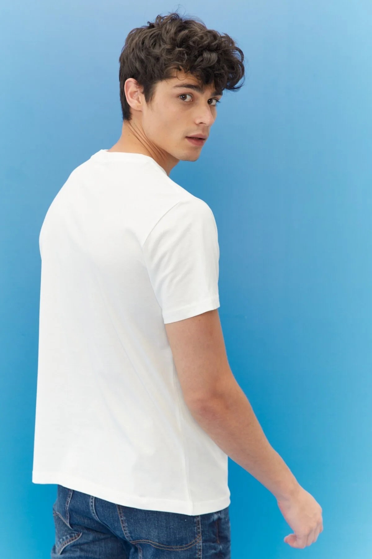 Lee Erkek T-Shirt L211918102 Off White