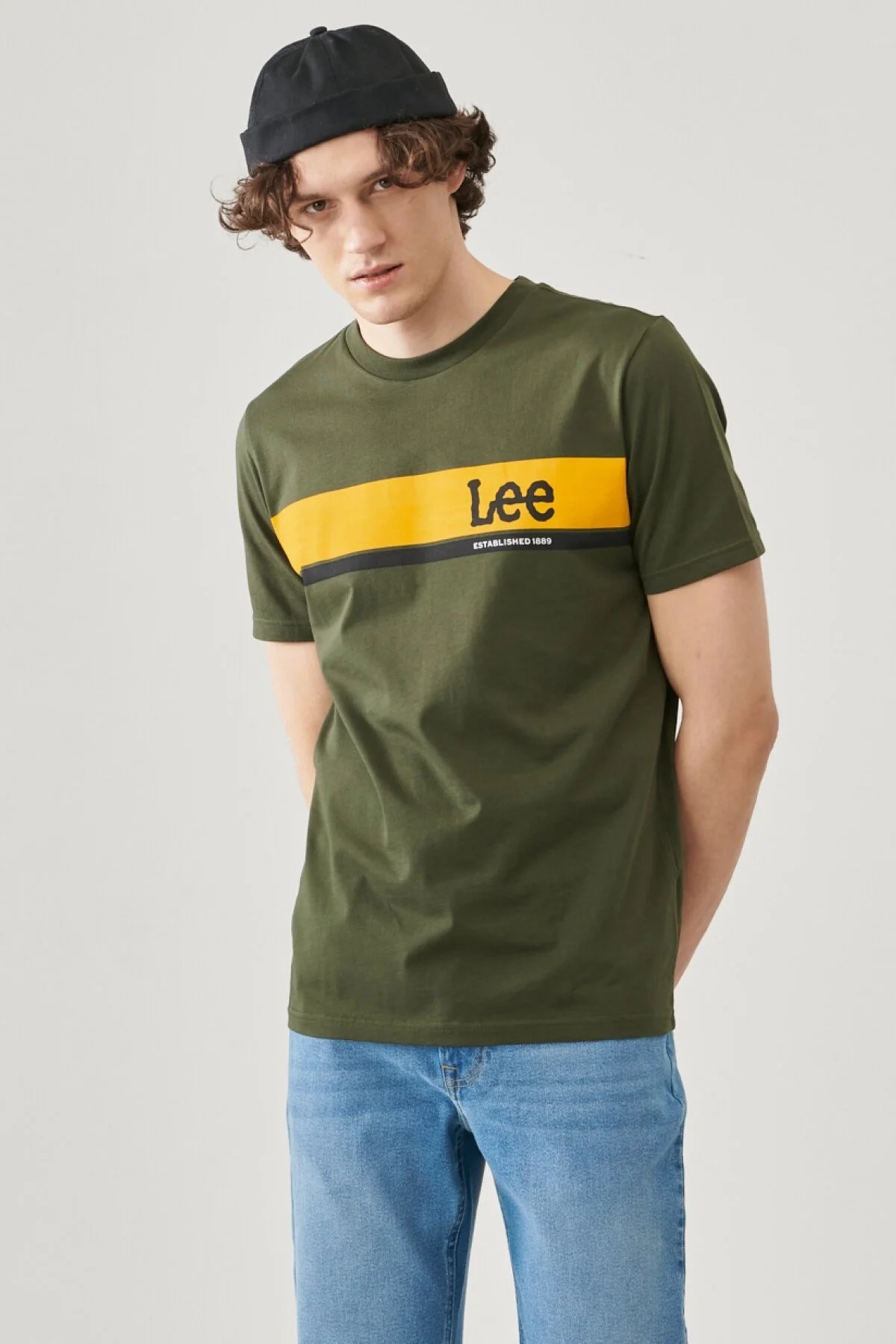 Lee Erkek T-Shirt L211918801 Khaki