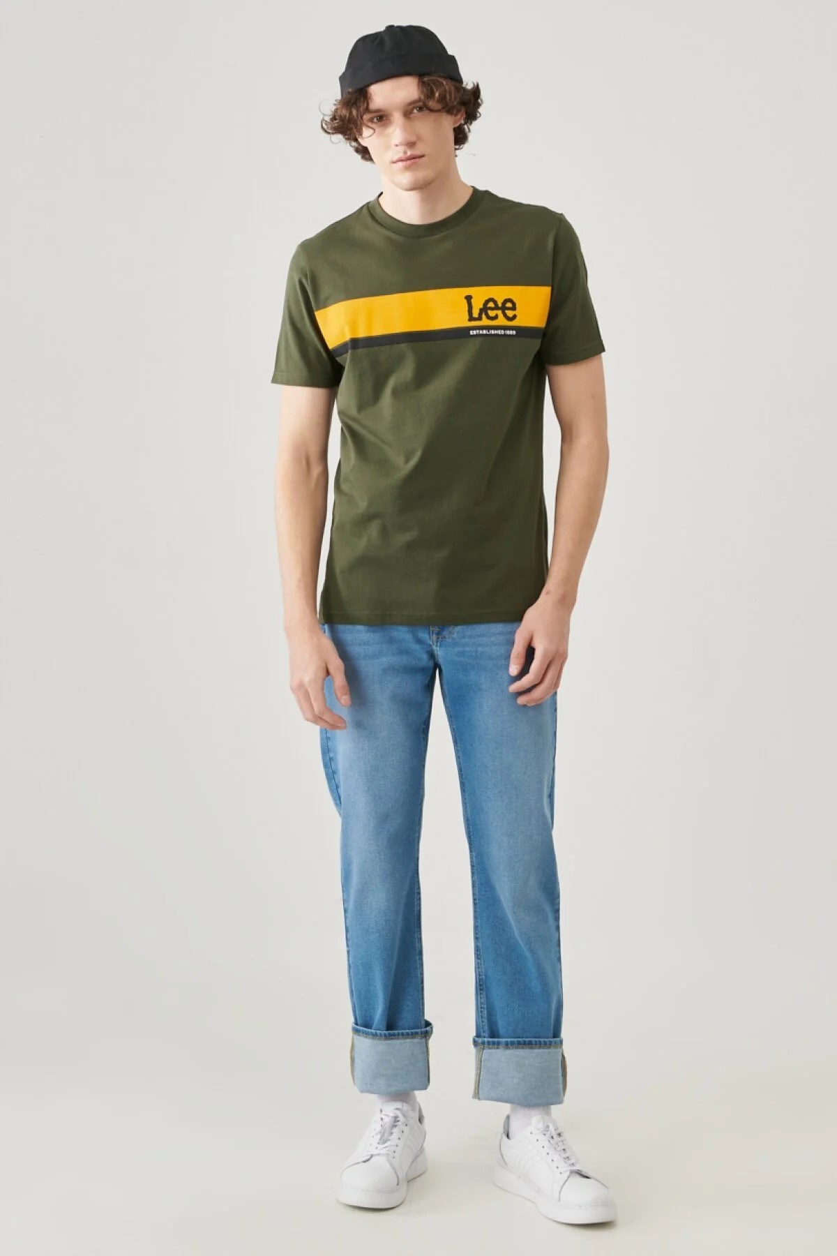 Lee Erkek T-Shirt L211918801 Khaki