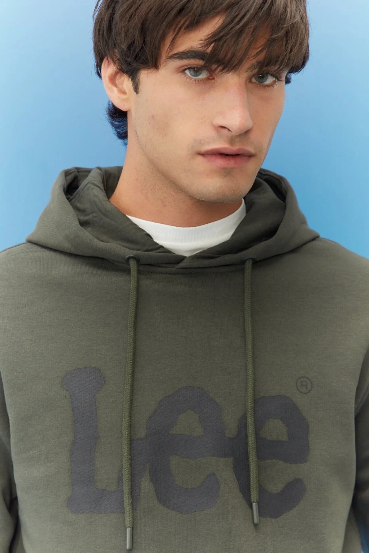 Lee Erkek S-Shirt L212021 Olive