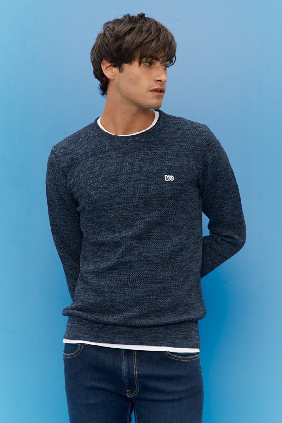Lee Erkek Triko L212149 Blue