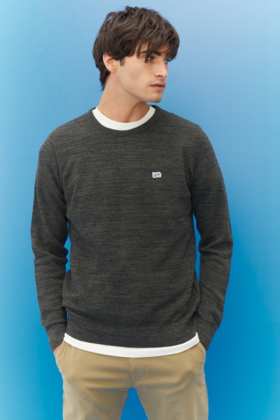 Lee Erkek Triko L212149 Khaki