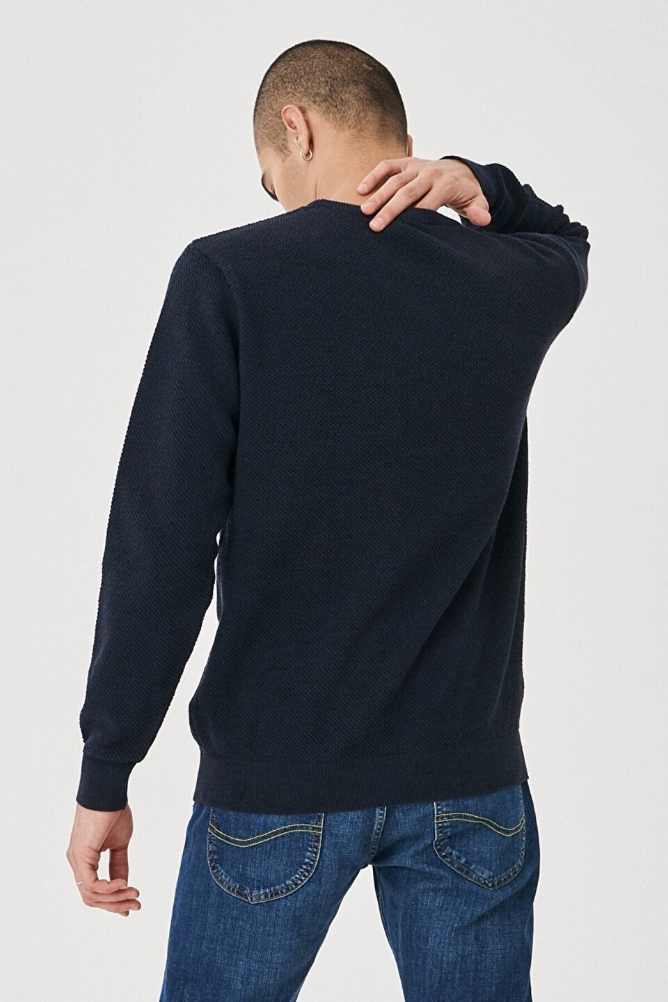 Lee Erkek Triko L212149 Navy